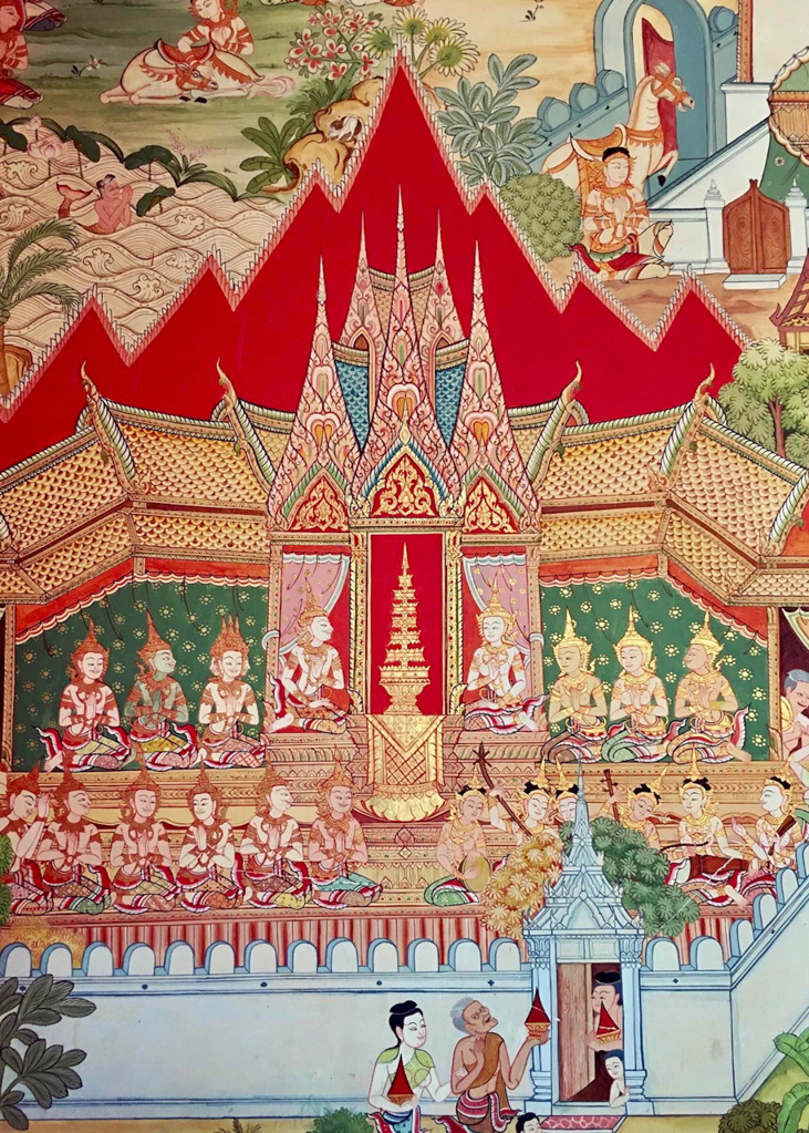 Gold Leaf Painting - Buy Handmade Artworks Thailand | Royal Thai Art